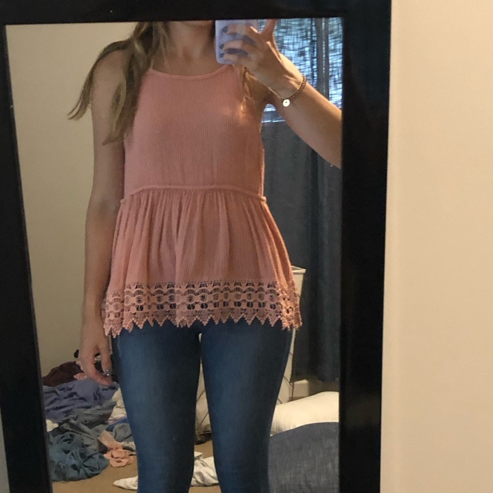 Lace tank